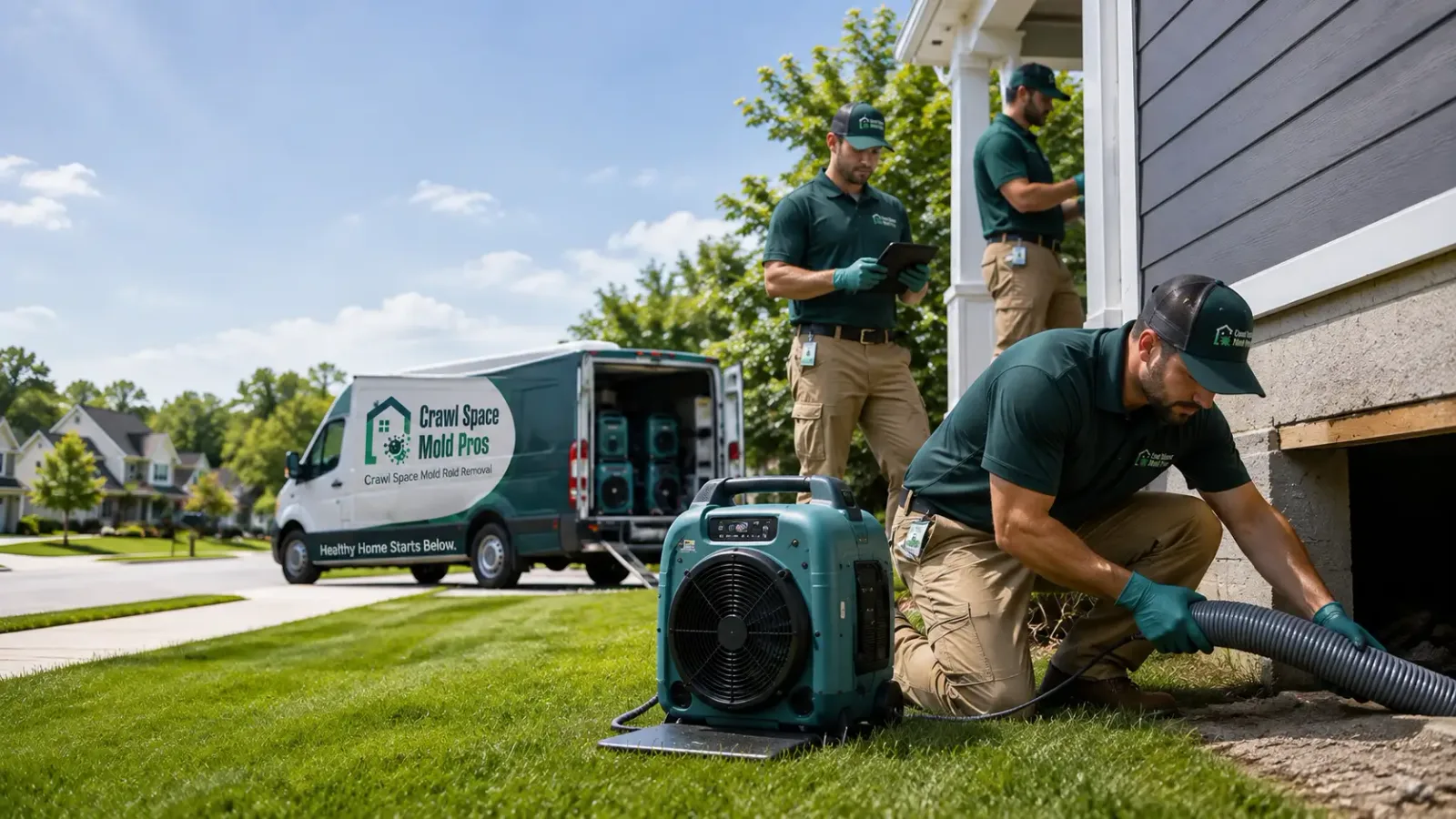 Crawl Space Mold Removal in Austin, KY